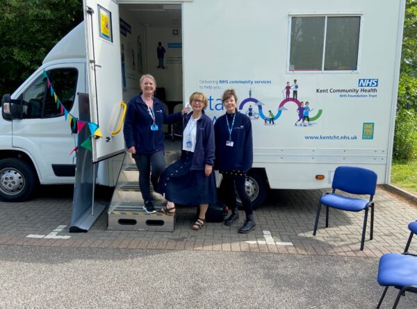 NHS Community Services Public Health Bus